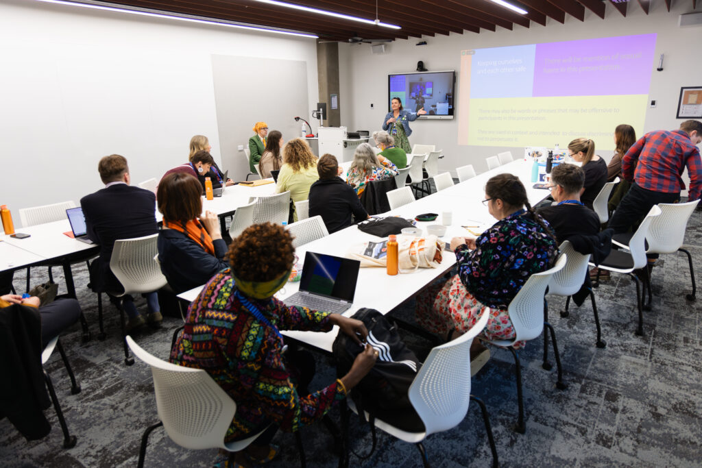people around a table